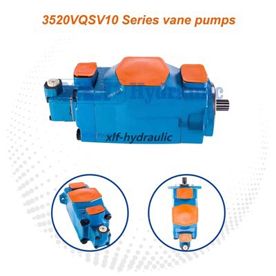 Vickers 3520VQSV10 Series High Pressure Main Oil Pump for Wheel Loaders